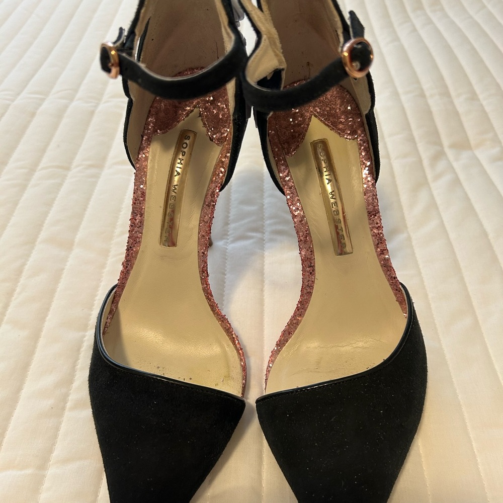 Sophia Webster Black and Pink Women's Heels